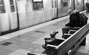 Subway Token Figures : Art : Subway : New York : Tom Otterness : Personal Photo Projects : Photos : Richard Moore : Photographer